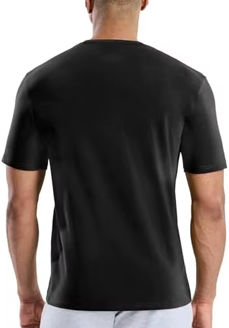 High Quality 100% Cotton T Shirts Man 2025 Summer Casual Tees Solid Color Couple Oversized T Shirts Black White Grey Sports Tops